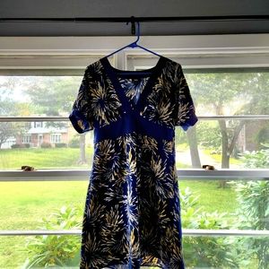 Mossimo blue fireworks inspired dress